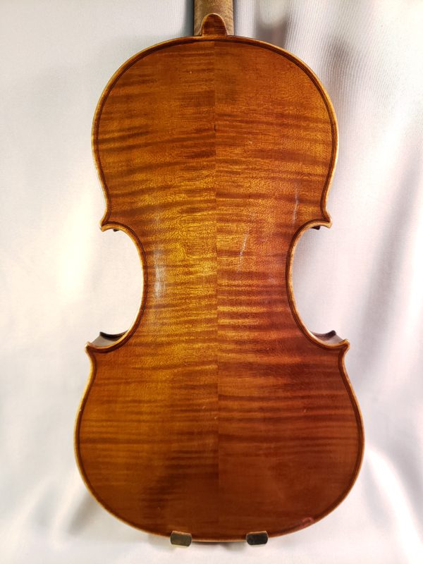 Berhard Poehland violin Brooklyn back