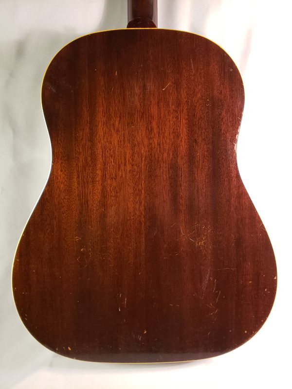 Vintage 1954 Gibson J-45 guitar back