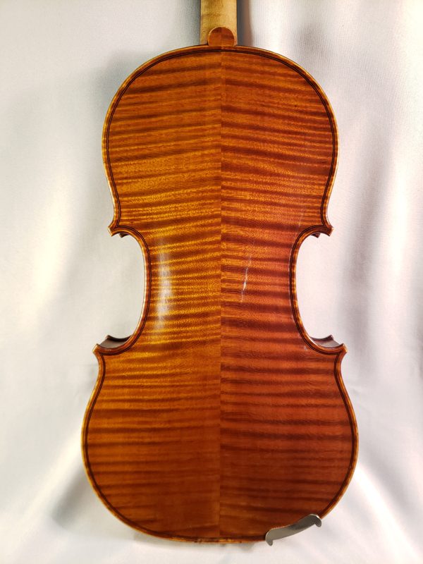 A. Delivet violin Paris 1922 back