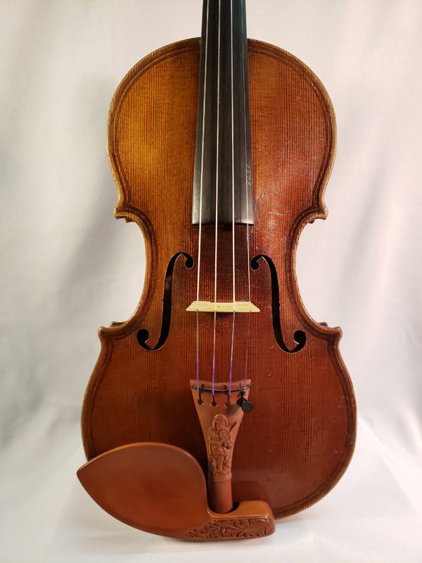 Czech highly carved violin early 1900's