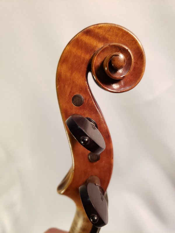 James Reynold Carlisle violin 1931 Cincinnati scroll