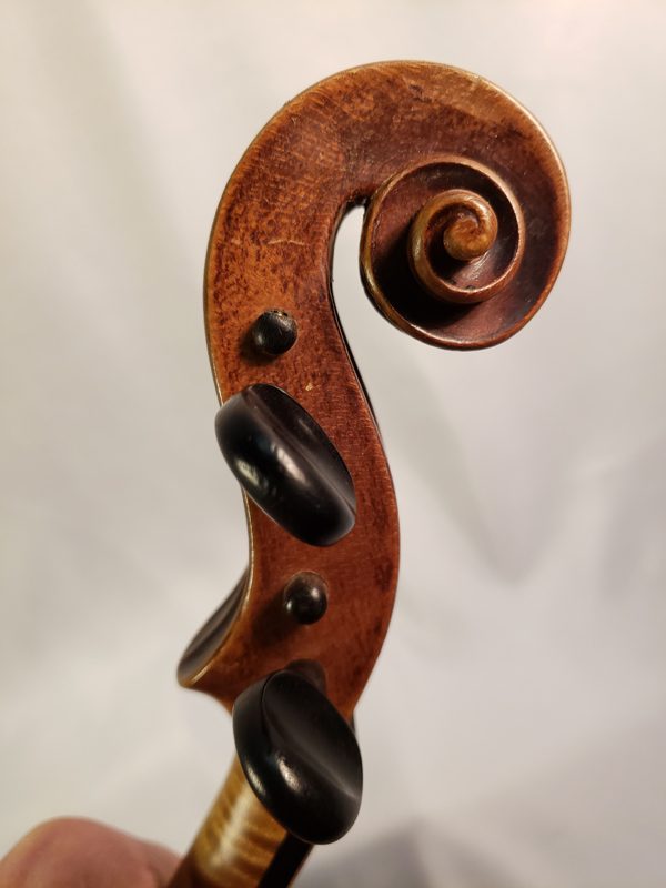 1800's German violin scroll