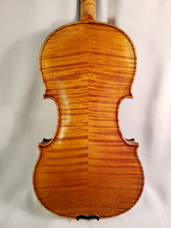 1959 Gustav August Ficker violin Mittenwald back