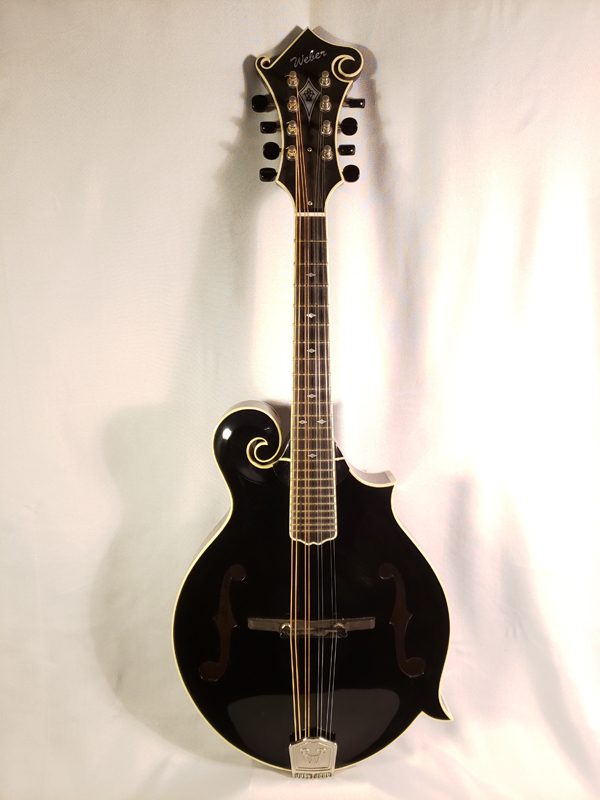 New Weber Black Ice F-14 mandolin full length