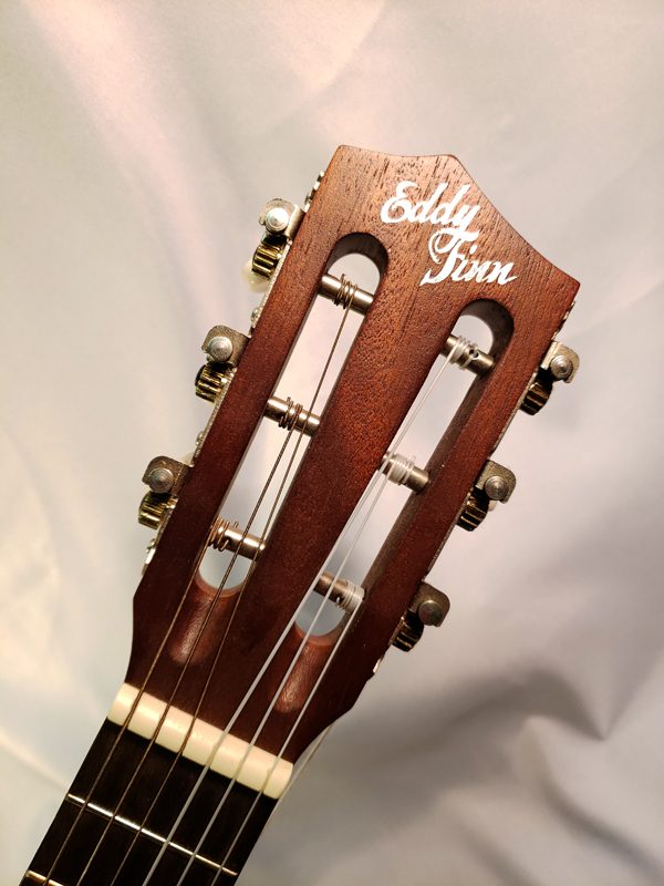 Eddy Finn EFG6 guitar ukulele headstock