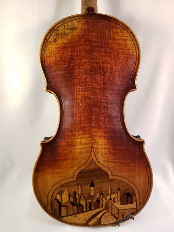 French carved head violin mid 1800's Paris