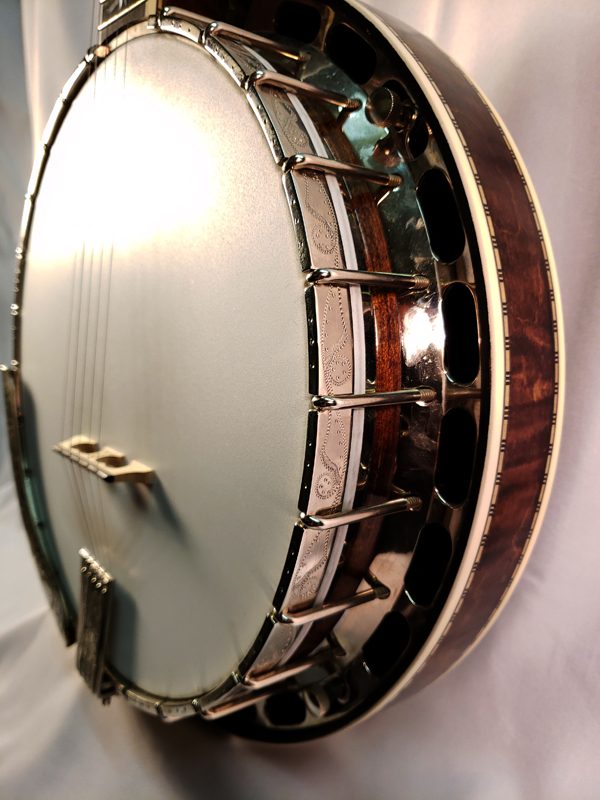 Vintage American made Imperial Banjo 1970's engraving